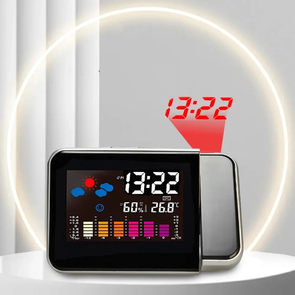 Reloj Digital Alarma con Proyector - Promart